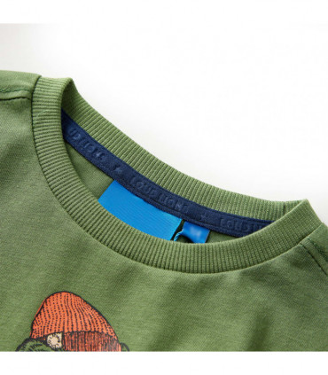 Kids' T-shirt with Long Sleeves Light Khaki 104