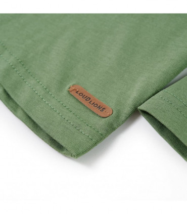 Kids' T-shirt with Long Sleeves Light Khaki 116