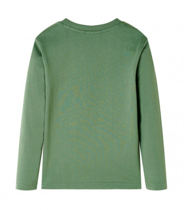 Kids' T-shirt with Long Sleeves Light Khaki 128