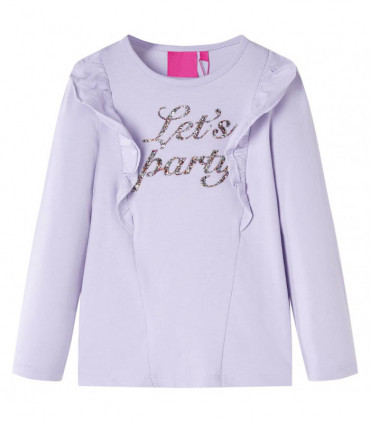 Kids' T-shirt with Long Sleeves Light Lilac 104