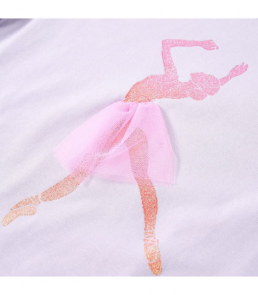 Kids' T-shirt with Long Sleeves Light Lilac 104