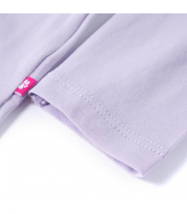 Kids' T-shirt with Long Sleeves Light Lilac 128