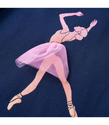 Kids' T-shirt with Long Sleeves Navy 104