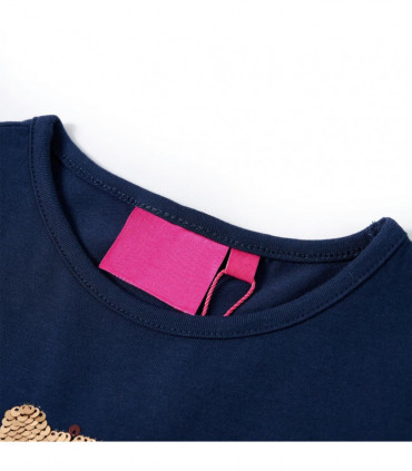 Kids' T-shirt with Long Sleeves Navy 104