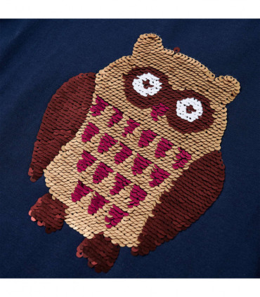 Kids' T-shirt with Long Sleeves Navy 116