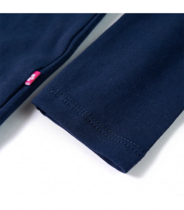 Kids' T-shirt with Long Sleeves Navy 116