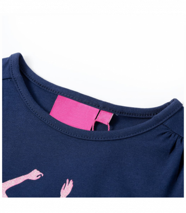 Kids' T-shirt with Long Sleeves Navy 116