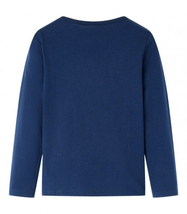 Kids' T-shirt with Long Sleeves Navy Blue 116