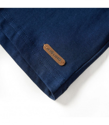 Kids' T-shirt with Long Sleeves Navy Blue 116