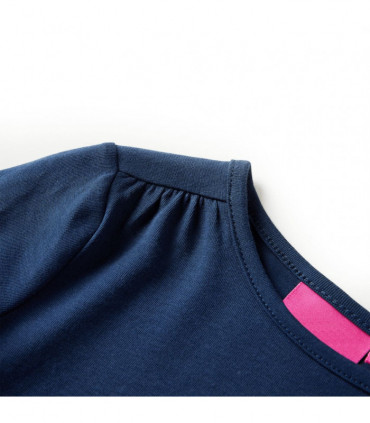 Kids' T-shirt with Long Sleeves Navy Blue 116