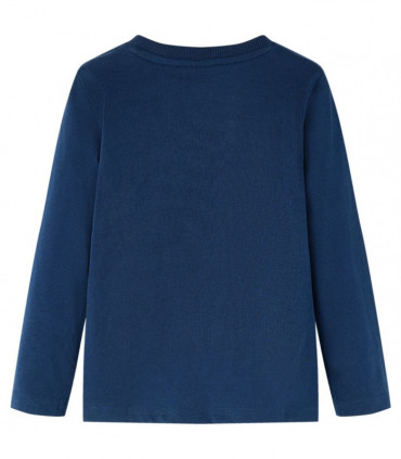 Kids' T-shirt with Long Sleeves Navy Blue 92