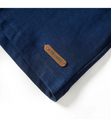 Kids' T-shirt with Long Sleeves Navy Blue 92