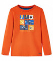 Kids' T-shirt with Long Sleeves Orange 104