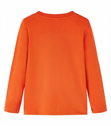 Kids' T-shirt with Long Sleeves Orange 116