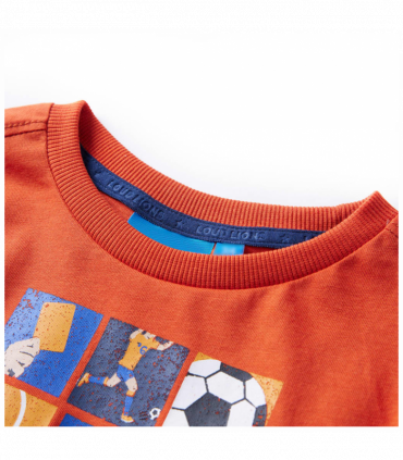 Kids' T-shirt with Long Sleeves Orange 116