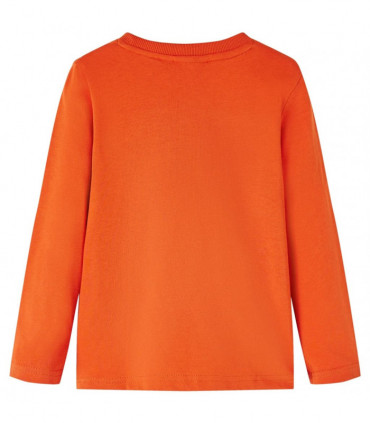 Kids' T-shirt with Long Sleeves Orange 92