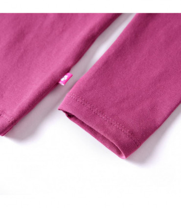 Kids' T-shirt with Long Sleeves Raspberry 116