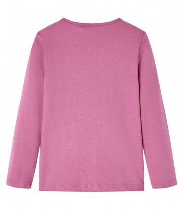 Kids' T-shirt with Long Sleeves Raspberry 116