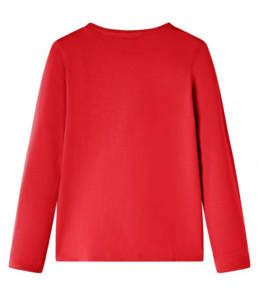 Kids' T-shirt with Long Sleeves Red 116