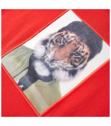 Kids' T-shirt with Long Sleeves Red 128