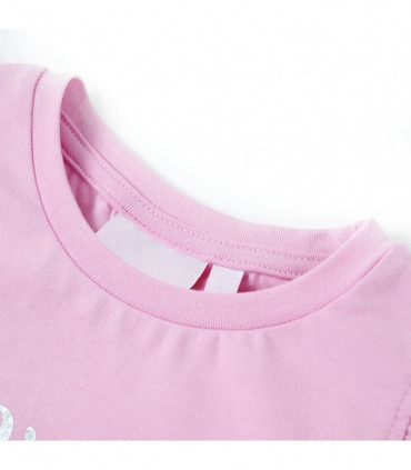 Kids' T-shirt with Ruffle Sleeves Lila 104