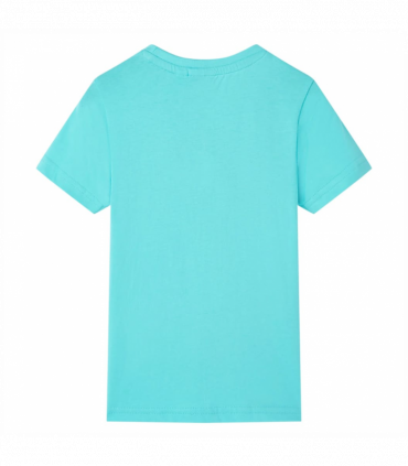 Kids' T-shirt with Short Sleeves Aqua 116