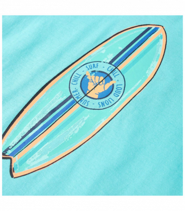 Kids' T-shirt with Short Sleeves Aqua 116