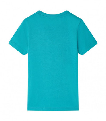 Kids' T-shirt with Short Sleeves Dark Mint 140