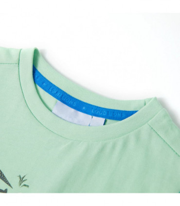 Kids' T-shirt with Short Sleeves Light Green 92