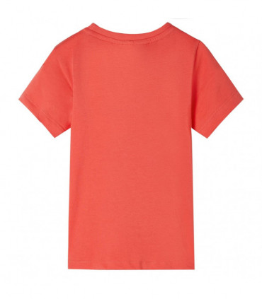 Kids' T-shirt with Short Sleeves Light Red 128