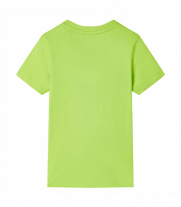 Kids' T-shirt with Short Sleeves Lime 116