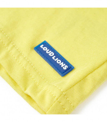 Kids' T-shirt with Short Sleeves Yellow 92