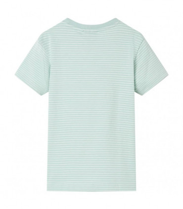 Kids' T-shirt with Stripes Light Mint 116