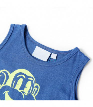 Kids' Tank Top Blue Melange 116