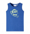Kids' Tank Top Blue Melange 128