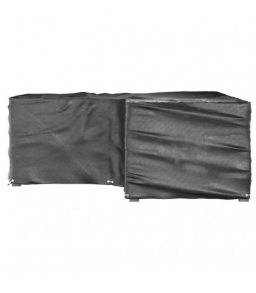 vidaXL L-Shaped Garden Furniture Cover 12 Eyelets 185x185x70 cm