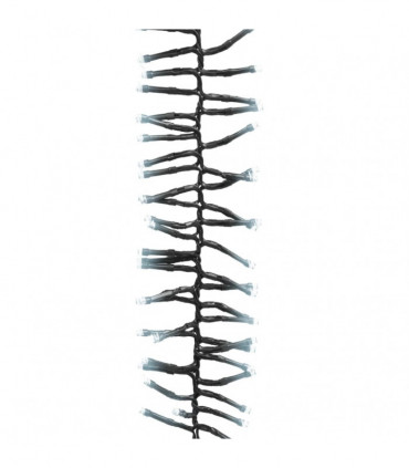 LED Cluster String with 400 LEDs Cold White 7.4 m PVC