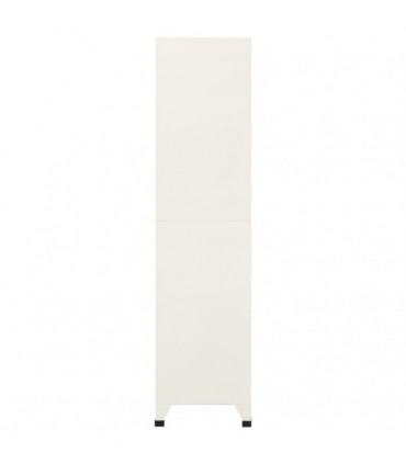 Locker Cabinet Grey and Blue 90x45x180 cm Steel