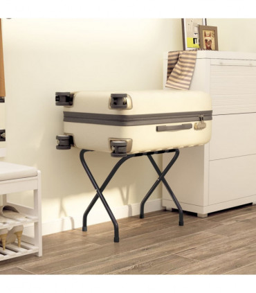 vidaXL Luggage Rack Black 56x40x49 cm