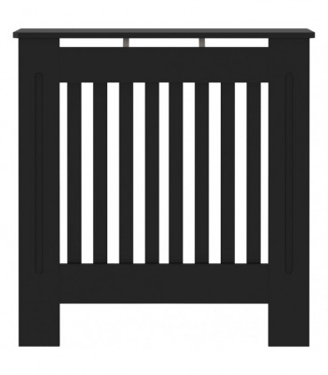 MDF Radiator Cover Black 78 cm