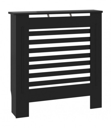 MDF Radiator Cover Black 78 cm