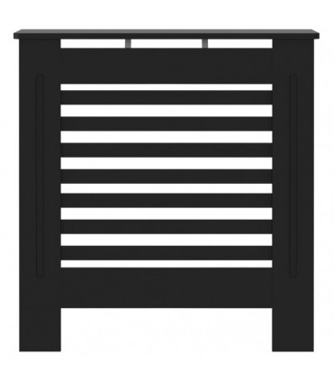 MDF Radiator Cover Black 78 cm