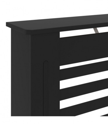 MDF Radiator Cover Black 78 cm
