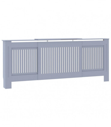 MDF Radiator Cover Grey 205 cm