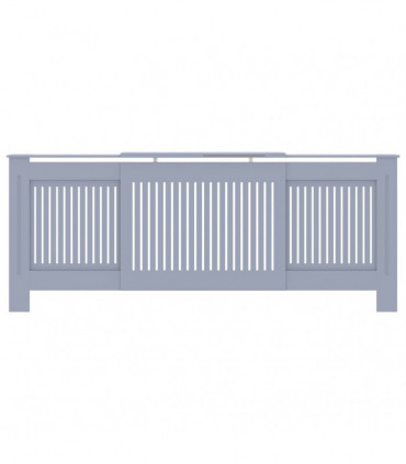 MDF Radiator Cover Grey 205 cm