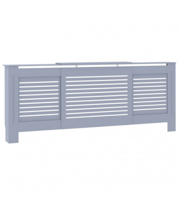 MDF Radiator Cover Grey 205 cm