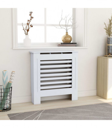 MDF Radiator Cover White 78 cm