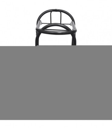 Metal Foldable Saddle Rack with Wheels