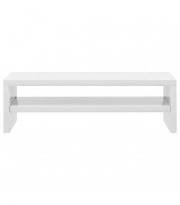Monitor Stand High Gloss White 42x24x13 cm Engineered Wood