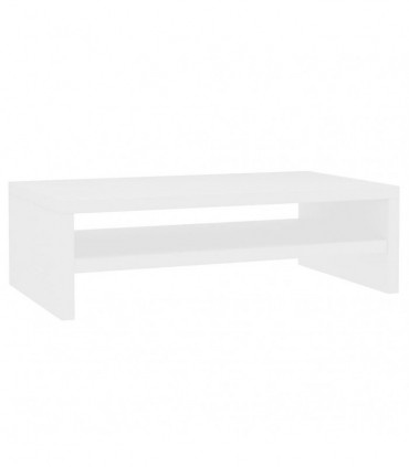 Monitor Stand White 42x24x13 cm Chipboard